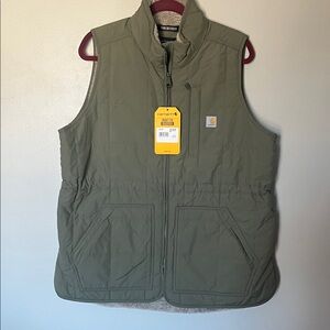 Carhartt Rain Defender Relaxed-Fit Lightweight Insulated Mock-Neck Vest